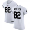 Wholesale Cheap Nike Raiders #82 Jason Witten White Men's Stitched NFL New Elite Jersey