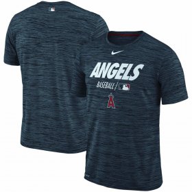 Wholesale Cheap Los Angeles Angels Nike Authentic Collection Velocity Team Issue Performance T-Shirt Navy