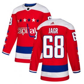 Wholesale Cheap Adidas Capitals #68 Jaromir Jagr Red Alternate Authentic Stitched NHL Jersey