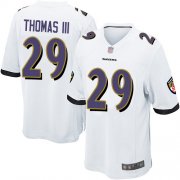 Wholesale Cheap Nike Ravens #29 Earl Thomas III White Youth Stitched NFL New Elite Jersey