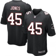 Wholesale Cheap Nike Falcons #45 Deion Jones Black Alternate Youth Stitched NFL Elite Jersey