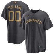 Wholesale Cheap Men's Toronto Blue Jays Active Player Custom Charcoal 2022 All-Star Cool Base Stitched Baseball Jersey