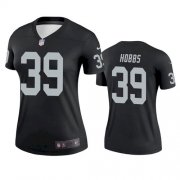 Wholesale Cheap Women's Las Vegas Raiders #39 Nate Hobbs Black Legend Jersey