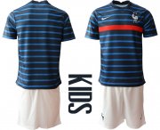 Wholesale Cheap 2021 France home Youth soccer jerseys