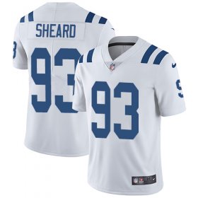 Wholesale Cheap Nike Colts #93 Jabaal Sheard White Men\'s Stitched NFL Vapor Untouchable Limited Jersey