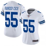 Wholesale Cheap Nike Cowboys #55 Leighton Vander Esch White Women's Stitched NFL Vapor Untouchable Limited Jersey