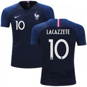 Wholesale Cheap France #10 Lacazzete Home Kid Soccer Country Jersey
