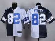 Wholesale Cheap Nike Cowboys #82 Jason Witten Navy Blue/White Men's Stitched NFL Elite Split Jersey