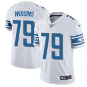 Wholesale Cheap Nike Lions #79 Kenny Wiggins White Men's Stitched NFL Vapor Untouchable Limited Jersey