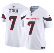 Cheap Men's Houston Texans #7 C.J. Stroud White 2024 Vapor F.U.S.E. Limited Stitched Jersey