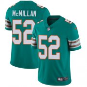Wholesale Cheap Nike Dolphins #52 Raekwon McMillan Aqua Green Alternate Men's Stitched NFL Vapor Untouchable Limited Jersey