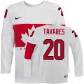 Wholesale Cheap Olympic 2014 CA. #20 John Tavares White Stitched NHL Jersey