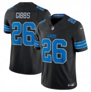 Cheap Men's Detroit Lions #26 Jahmyr Gibbs Black 2024 F.U.S.E. 2nd Alternate Vapor Limited Stitched Jersey