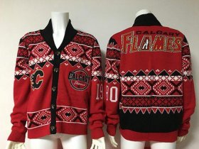Wholesale Cheap Calgary Flames Red Men\'s NHL Ugly Sweater