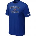 Wholesale Cheap Nike NFL Houston Texans Heart & Soul NFL T-Shirt Blue
