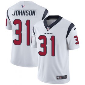 Wholesale Cheap Nike Texans #31 David Johnson White Men\'s Stitched NFL Vapor Untouchable Limited Jersey
