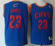 Wholesale Cheap Cleveland Cavaliers #23 LeBron James Revolution 30 Swingman Light Blue Jersey