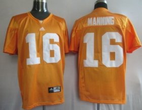 Wholesale Cheap Tennessee Volunteers #16 Peyton Manning Orange Jersey