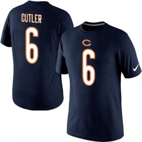 Wholesale Cheap Nike Chicago Bears #6 Jay Culter Pride Name & Number NFL T-Shirt Navy Blue