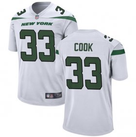 Wholesale Cheap Men\'s New York Jets #33 Dalvin Cook White Stitched Vapor Untouchable Limited Jersey