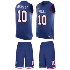 Wholesale Cheap Nike Bills #10 Cole Beasley Royal Blue Team Color Men\'s Stitched NFL Limited Tank Top Suit Jersey