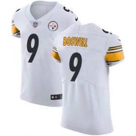 Wholesale Cheap Nike Steelers #9 Chris Boswell White Men\'s Stitched NFL Vapor Untouchable Elite Jersey