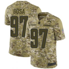 Wholesale Cheap Nike Chargers #97 Joey Bosa Camo Men\'s Stitched NFL Limited 2018 Salute To Service Jersey