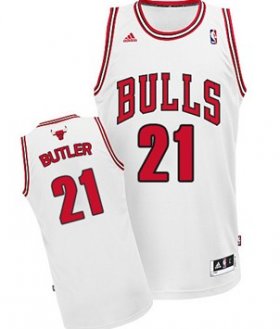 Wholesale Cheap Chicago Bulls #21 Jimmy Butler White Swingman Jersey