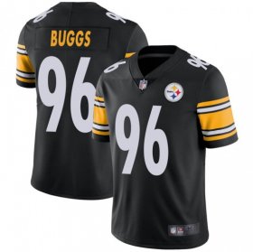 Wholesale Cheap Men\'s Pittsburgh Steelers #96 Isaiah Buggs Limited Black Team Color Vapor Untouchable Jersey