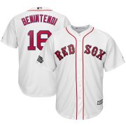 Wholesale Cheap Boston Red Sox #16 Andrew Benintendi Majestic 2019 London Series Cool Base Player Jersey White