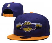 Wholesale Cheap Los Angeles Lakers Stitched Bucket Hats 059