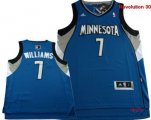 Wholesale Cheap Minnesota Timberwolves #7 Derrick Williams Revolution 30 Swingman Blue Jersey