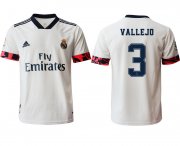 Wholesale Cheap Men 2020-2021 club Real Madrid home aaa version 3 white Soccer Jerseys2