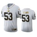Wholesale Cheap Indianapolis Colts #53 Darius Leonard Men's Nike White Golden Edition Vapor Limited NFL 100 Jersey