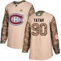 Wholesale Cheap Adidas Canadiens #90 Tomas Tatar Camo Authentic 2017 Veterans Day Stitched NHL Jersey