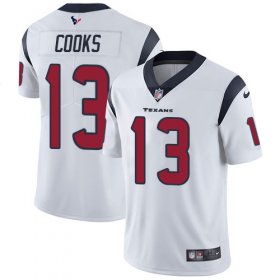 Wholesale Cheap Nike Texans #13 Brandin Cooks White Men\'s Stitched NFL Vapor Untouchable Limited Jersey