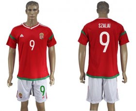 Wholesale Cheap Hungary #9 Szalai Home Soccer Country Jersey