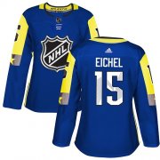 Wholesale Cheap Adidas Sabres #15 Jack Eichel Royal 2018 All-Star Atlantic Division Authentic Women's Stitched NHL Jersey