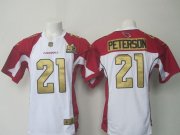Wholesale Cheap Nike Cardinals #21 Patrick Peterson White Super Bowl 50 Collection Men's Stitched NFL Elite Jersey