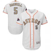 Wholesale Cheap Astros #5 Jeff Bagwell White FlexBase Authentic 2018 Gold Program Cool Base Stitched MLB Jersey