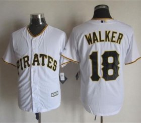 Wholesale Cheap Pirates #18 Neil Walker White New Cool Base Stitched MLB Jersey