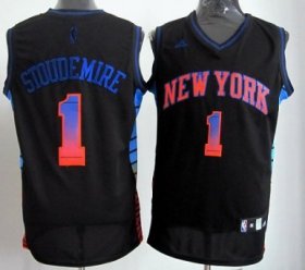 Wholesale Cheap New York Knicks #1 Amare Stoudemire 2012 Vibe Black Fashion Jersey