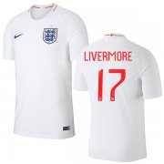 Wholesale Cheap England #17 Livermore Home Thai Version Soccer Country Jersey