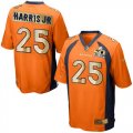 Wholesale Cheap Nike Broncos #25 Chris Harris Jr Orange Team Color Men's Stitched NFL Game Super Bowl 50 Collection Jersey