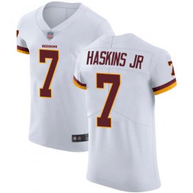 Wholesale Cheap Nike Redskins #7 Dwayne Haskins Jr White Men\'s Stitched NFL Vapor Untouchable Elite Jersey