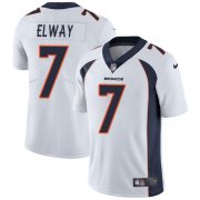 Wholesale Cheap Nike Broncos #7 John Elway White Men's Stitched NFL Vapor Untouchable Limited Jersey