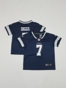 Wholesale Cheap Toddlers Dallas Cowboys #7 Trevon Diggs Navy Blue 2021 Vapor Untouchable Stitched Nike Limited Jersey
