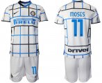 Wholesale Cheap Men 2020-2021 club Inter milan away 11 white Soccer Jerseys
