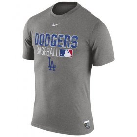 Wholesale Cheap Los Angeles Dodgers Nike 2016 AC Legend Team Issue 1.6 T-Shirt Gray