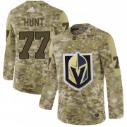 Wholesale Cheap Adidas Golden Knights #77 Brad Hunt Camo Authentic Stitched NHL Jersey